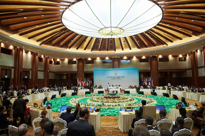 12일 한-아세안 행정장관 라운드테이블에서 한국과 아세안 장관들이 행정혁신 방안을 논의한다. 사진은 지난 11월 미얀마 네피도에서 열린 동아시아 정상회의 회의. 