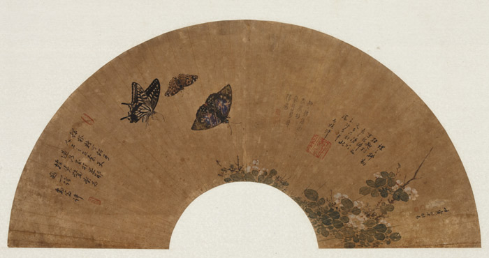 김홍도, 협접도 (蛺蝶圖), 1782, 국립중앙박물관 소장 (국립중앙박물관 제공)