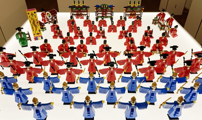 Varios patrimonios culturales de Corea son recreados con bloques de Lego