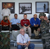 Diplomáticos extranjeros visitan la isla de Baengnyeong