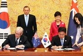 Firma oficial del TLC entre Corea y Australia