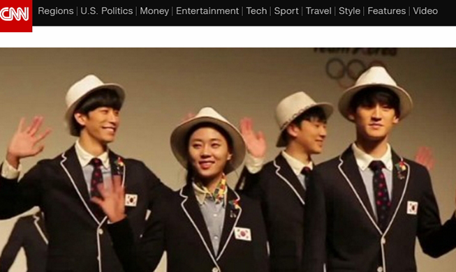 Los uniformes del equipo olímpico surcoreano captan la atención internacional