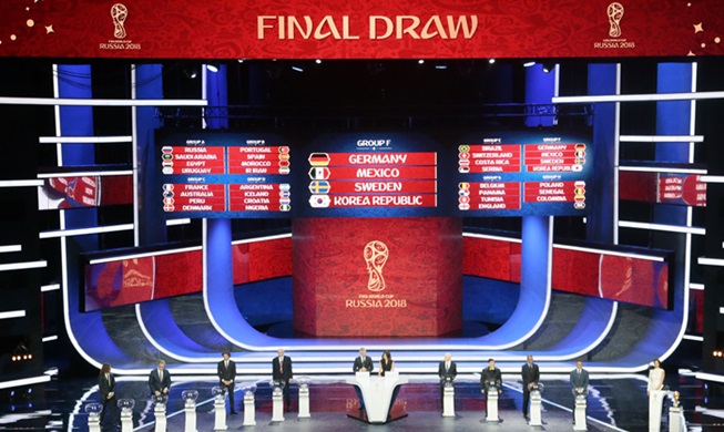 Corea, Alemania, México y Suecia entran en el Grupo F para la Copa Mundial de la FIFA 2018