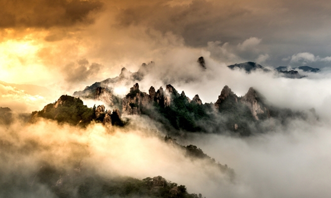 100 fotografías representan parques nacionales de Corea