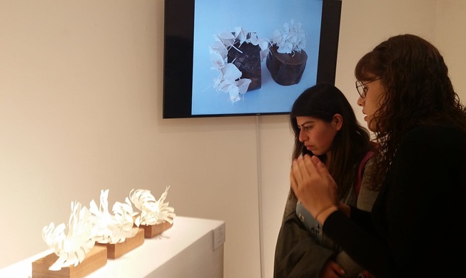 Visita a la exposición escultórica, Corea en Blanco