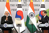 La cumbre Corea del Sur-India (febrero de 2019)