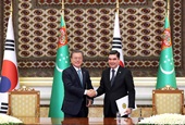 La cumbre Corea-Turkmenistán (abril de 2019)
