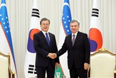 La cumbre Corea-Uzbekistán (abril de 2019)