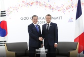 La cumbre Corea del Sur-Francia (junio de 2019)