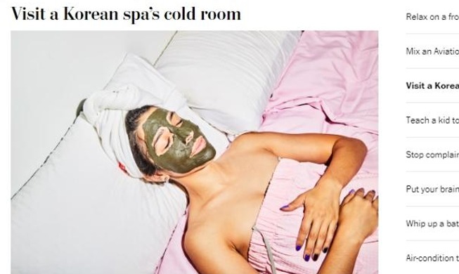 El Washington Post introduce el sauna coreano como una de las formas de combatir el calor