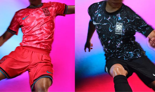 Los nuevos uniformes de la selección de fútbol reflejan el encanto de Corea