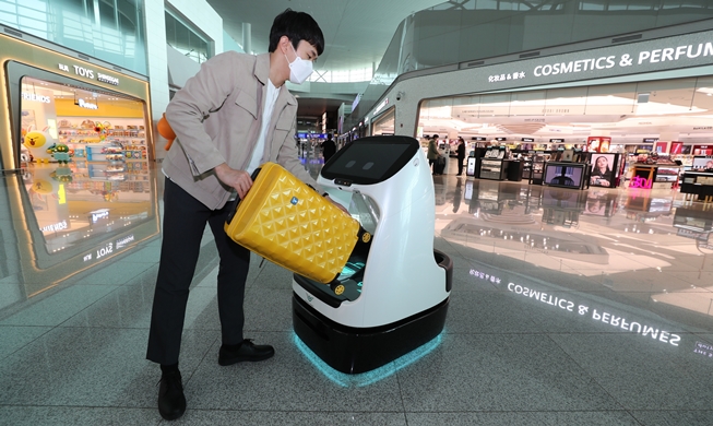 El Aeropuerto de Incheon empieza a utilizar carritos robots y vehículos autónomos