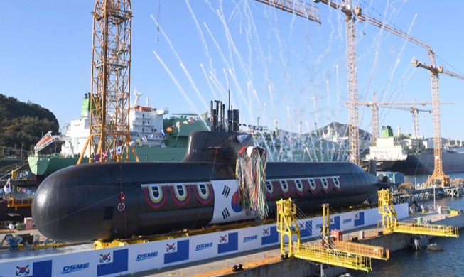 Corea bota su segundo submarino de 3000 toneladas