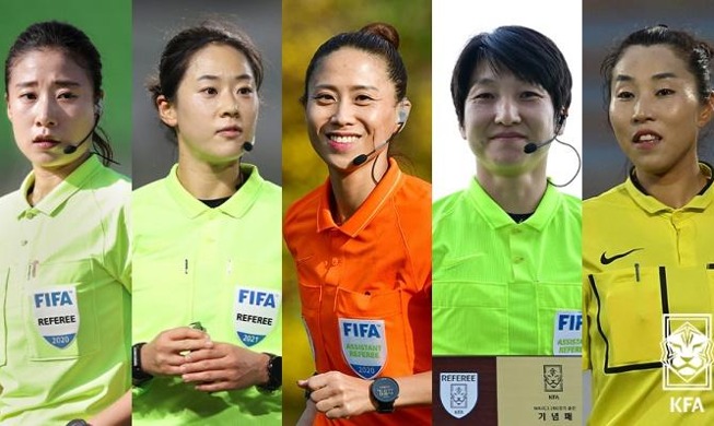 Cinco árbitras coreanas trabajarán en la Copa Mundial Femenina de la FIFA estableciendo un nuevo récord