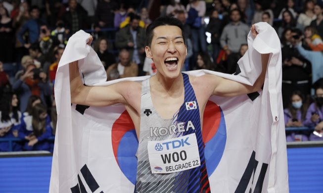 El atleta surcoreano Woo Sang-hyeok gana la medalla de oro en Belgrado