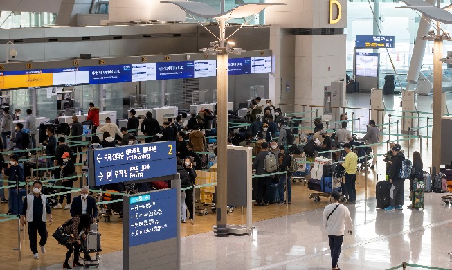 El año pasado, el Aeropuerto de Incheon tuvo 1,96 millones de pasajeros, el número más alto en Asia