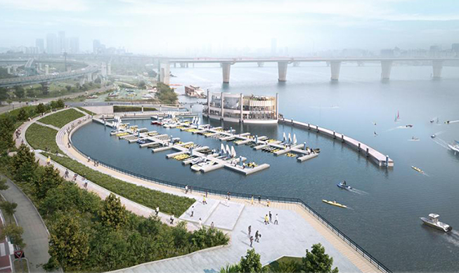 Se construirá un gran centro de deportes acuáticos en el río Han