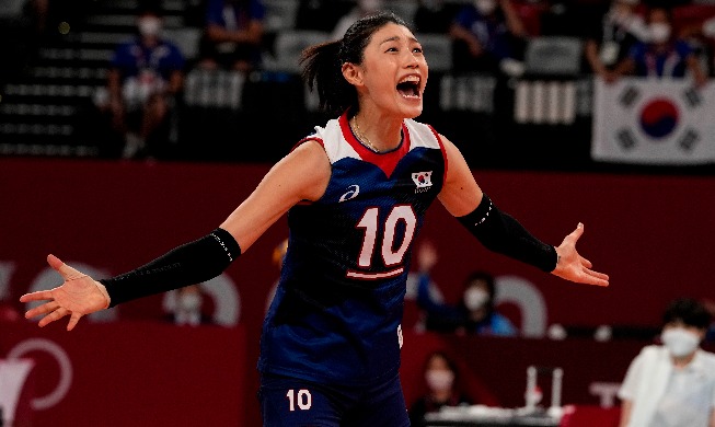 Capitana del equipo femenino de voleibol recibe elogios por llevar a Corea a las semifinales en JJ.OO. de Tokio 2020