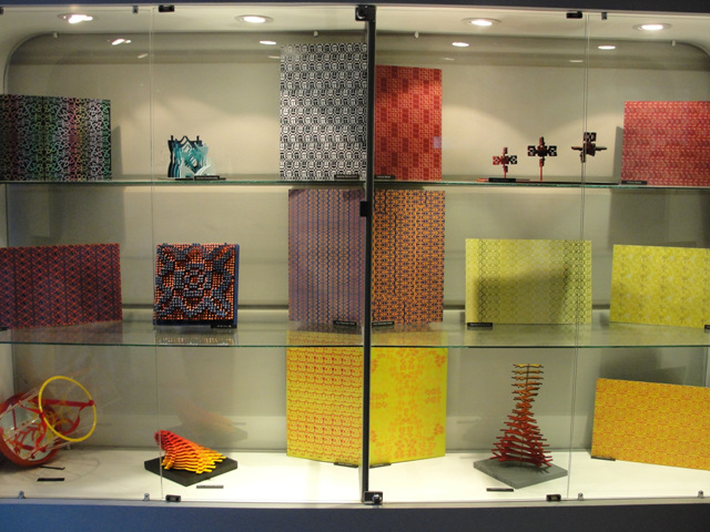 Algunas de las obras en exposición.