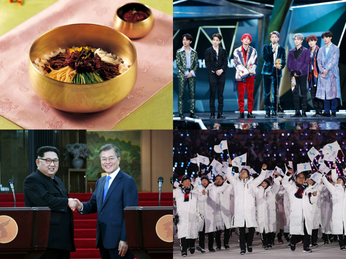 Las imágenes representativas de Corea son la comida coreana, el K-pop y la cultura coreana entre otras, mostraron los resultados de la encuesta de imagen nacional de Corea de 2018 publicados por el Servicio de Cultura e Información de Corea, el 22 de enero. Según la encuesta, los Juegos Olímpicos y Paralímpicos de Invierno PyeongChang 2018 y la cumbre intercoreana han tenido un impacto positivo en la imagen nacional. | Korea.net DB