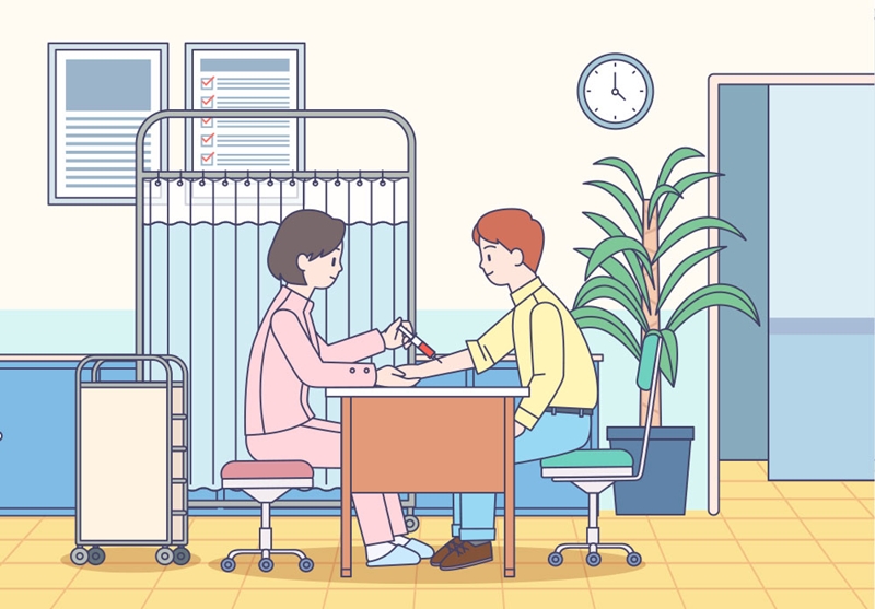 Los residentes extranjeros que permanezcan en Corea durante seis meses o más a partir del 16 de julio deben suscribirse al seguro nacional de salud. | iclickart