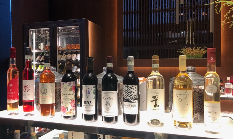 Los 10 vinos coreanos que se venden en el Hotel JW Marriott Seoul. | Cueva de Gwangmyeong
