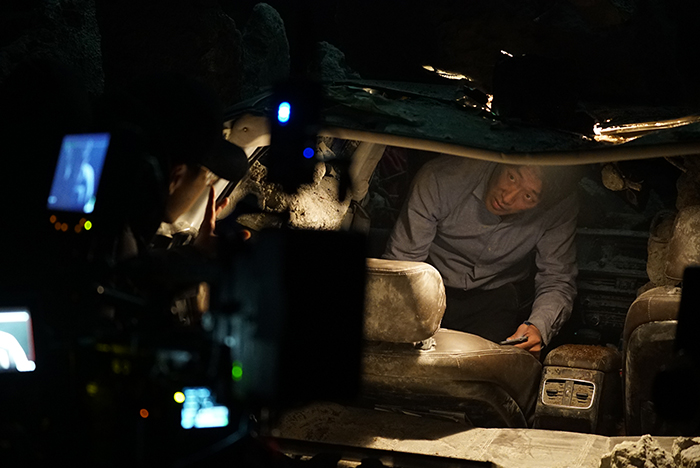 In dem Katastrophenfilm „Tunnel“ verkörpert Schauspieler Ha Jung-woo
einen Mann, der auf engstem Raum ums Überleben kämpft. .