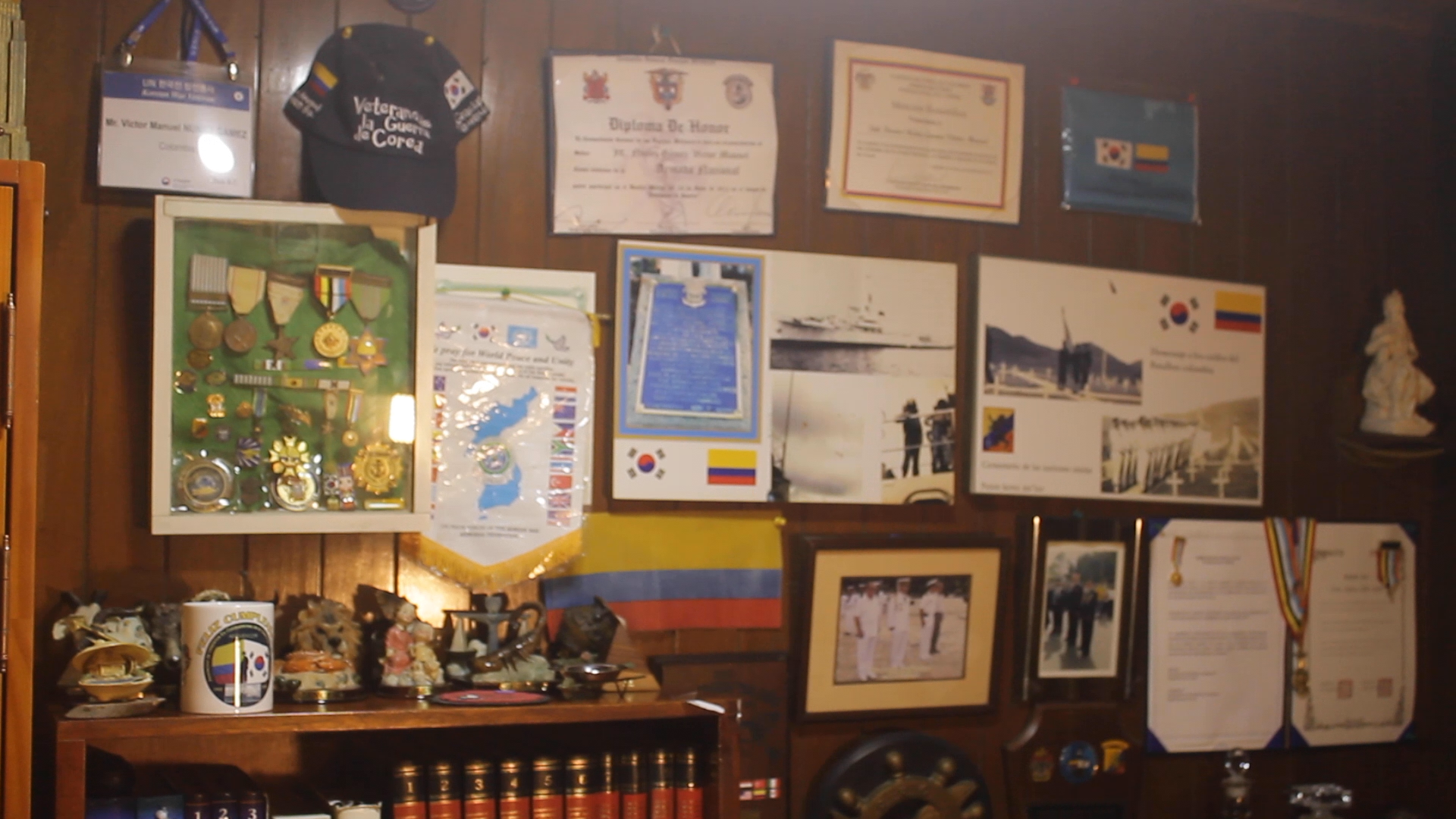 Oficina en casa de Victor Núñez. 
