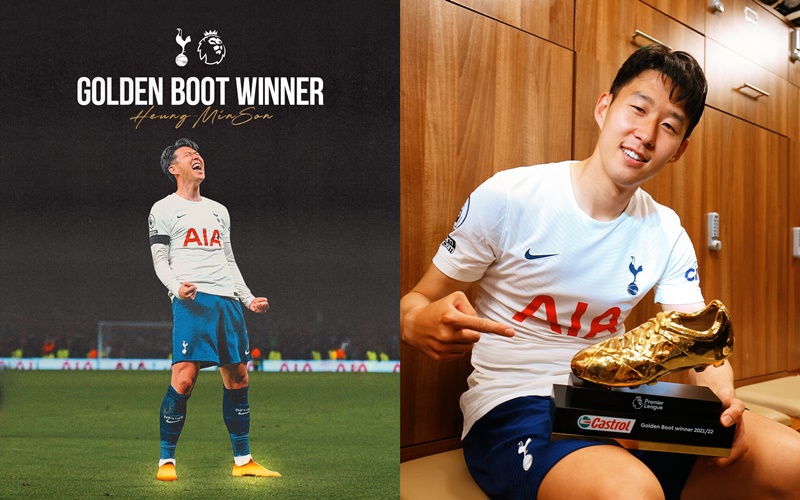 El 22 de mayo, Son Heung-min anotó dos goles en el último partido de la temporada contra el Norwich City para ganar la Bota de Oro, honor que corresponde al máximo goleador de la temporada de la EPL.