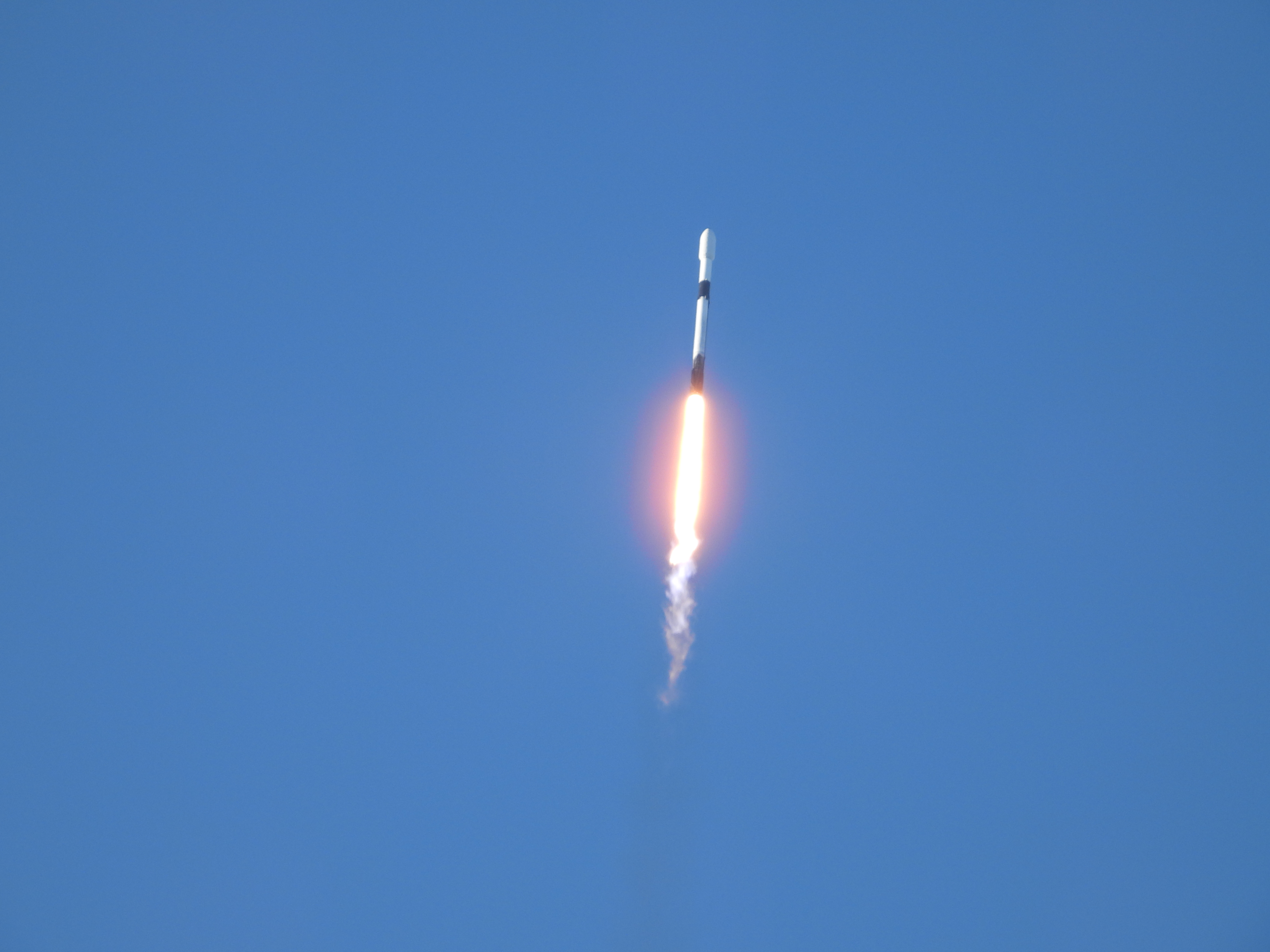 El cohete SpaceX Falcon 9 que transporta al primer orbitador lunar del país, Danuri, se lanza el 5 de agosto a las 8:08 a.m. desde la Base de la Fuerza Espacial de Cabo Cañaveral en Cabo Cañaveral, Florida. | Instituto de Investigación Aeroespacial de Corea 