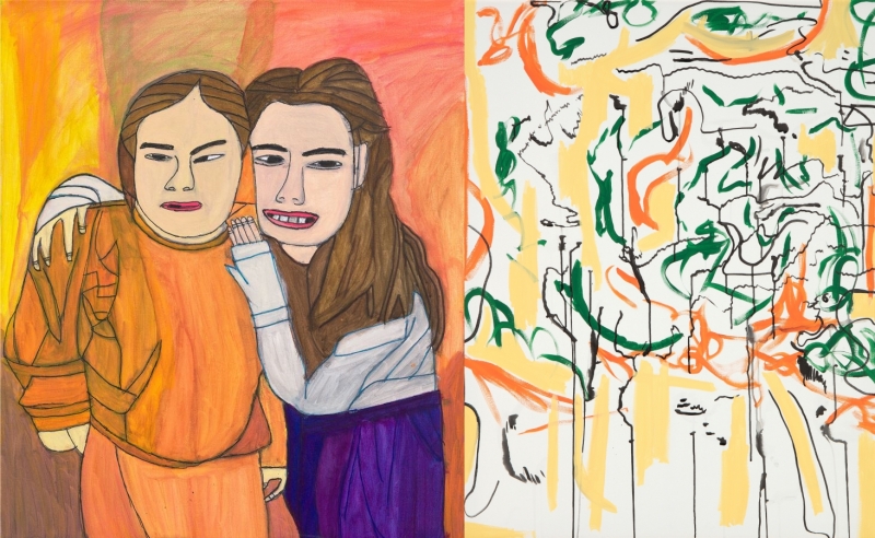 Se muestran obras de la pintora Jung Eun-hye (izquierda) y del pintor Kim Hyun-woo (derecha). | Ministerio de Cultura, Deportes y Turismo 