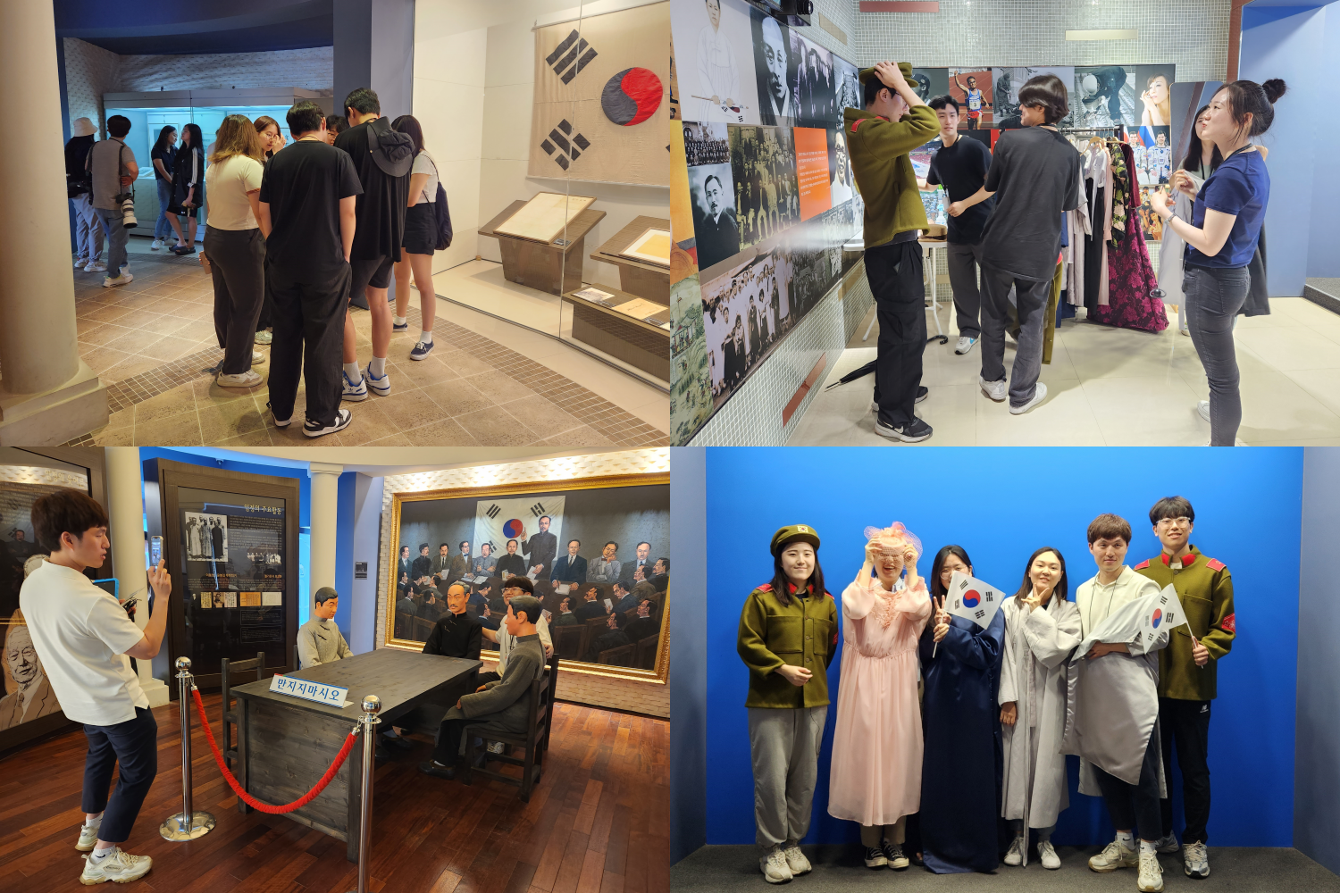 Los articipantes en un recorrido histórico para descendientes de activistas independentistas coreanos el 12 de agosto visitan el monumento conmemorativo del activista independentista Yi Dong-nyeong en Cheonan, provincia de Chungcheongnam-do. | Lee Jihae