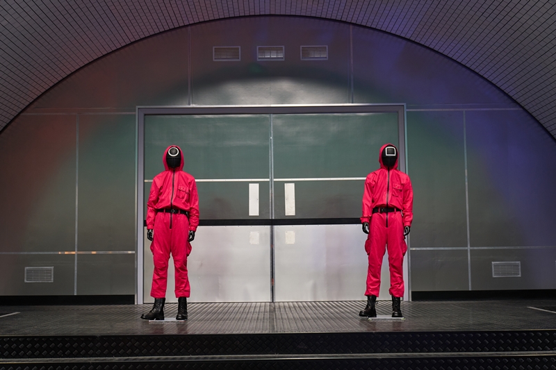 La foto muestra el set de rodaje de la segunda temporada de la serie surcoreana 'El juego del calamar'. | Netflix