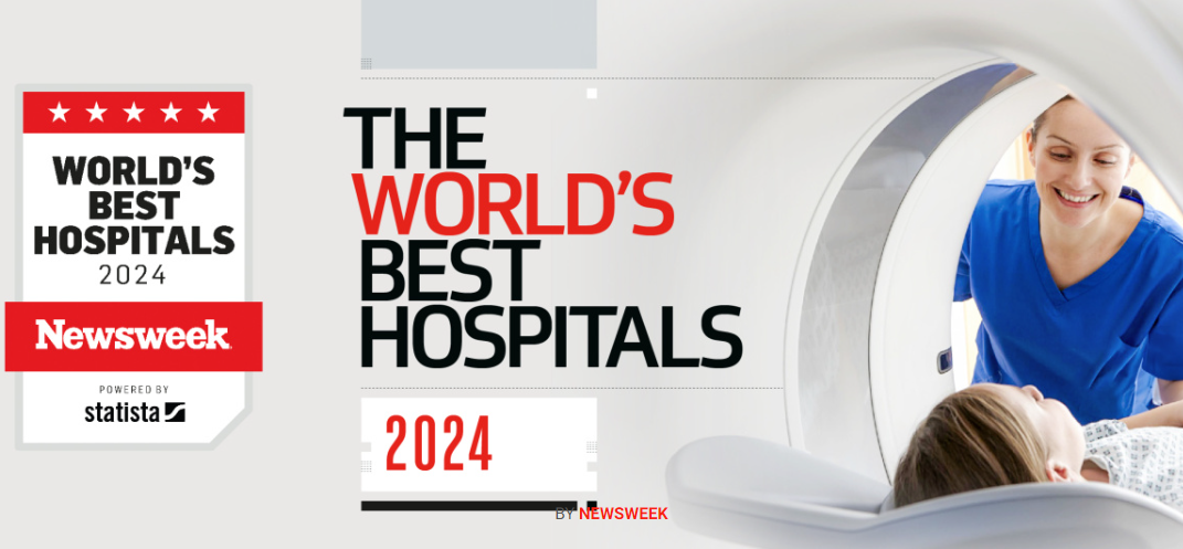 Diecisiete hospitales coreanos figuran entre los 250 mejores hospitales del mundo en 2024, según la clasificación publicada el 5 de marzo por el semanario estadounidense de actualidad Newsweek. | Captura de pantalla en el sitio web de Newsweek 