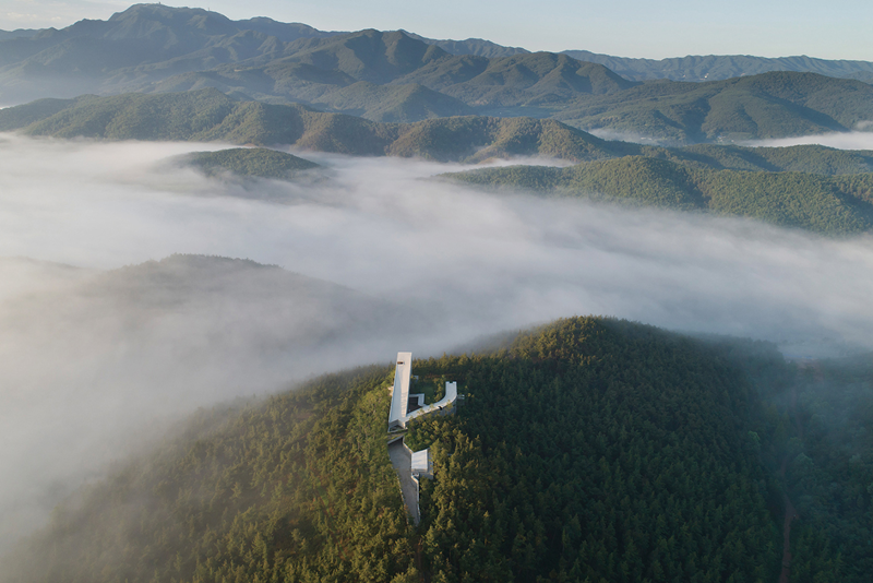 La foto muestra una panorámica del Pabellón de Arte 'Soyoheon'. El Ministerio de Cultura, Deportes y Turismo junto con la Organización de Turismo de Corea (KTO, por sus siglas en inglés) dieron a conocer los 77 destinos turísticos de bienestar, que serán la imagen de la nueva marca para el turismo de bienestar (BI), que ha sido inspirada en la forma tradicional coreana de mosaico. | Sitio web oficial de Sayuwon 