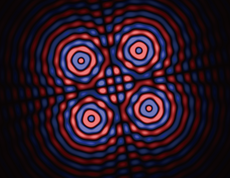 La imagen muestra los 'electrones oscuros' en un material sólido. | Kim Keun Su, profesor de la Universidad de Yonsei