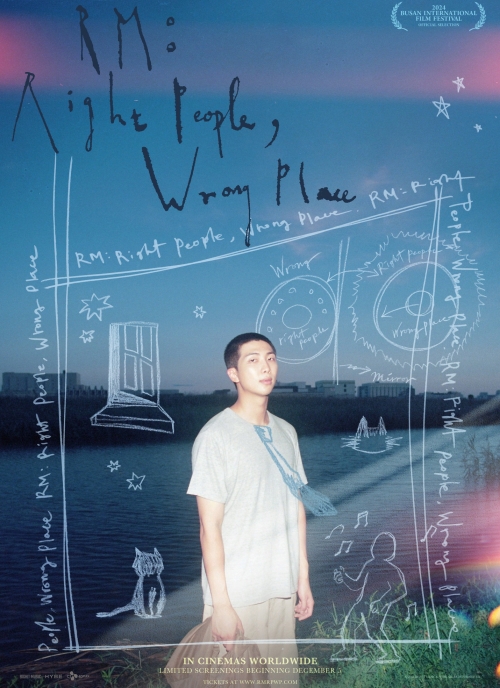 Póster especial del documental 'RM: Right People, Wrong Place', lanzado el 5 de diciembre. | BigHit Music