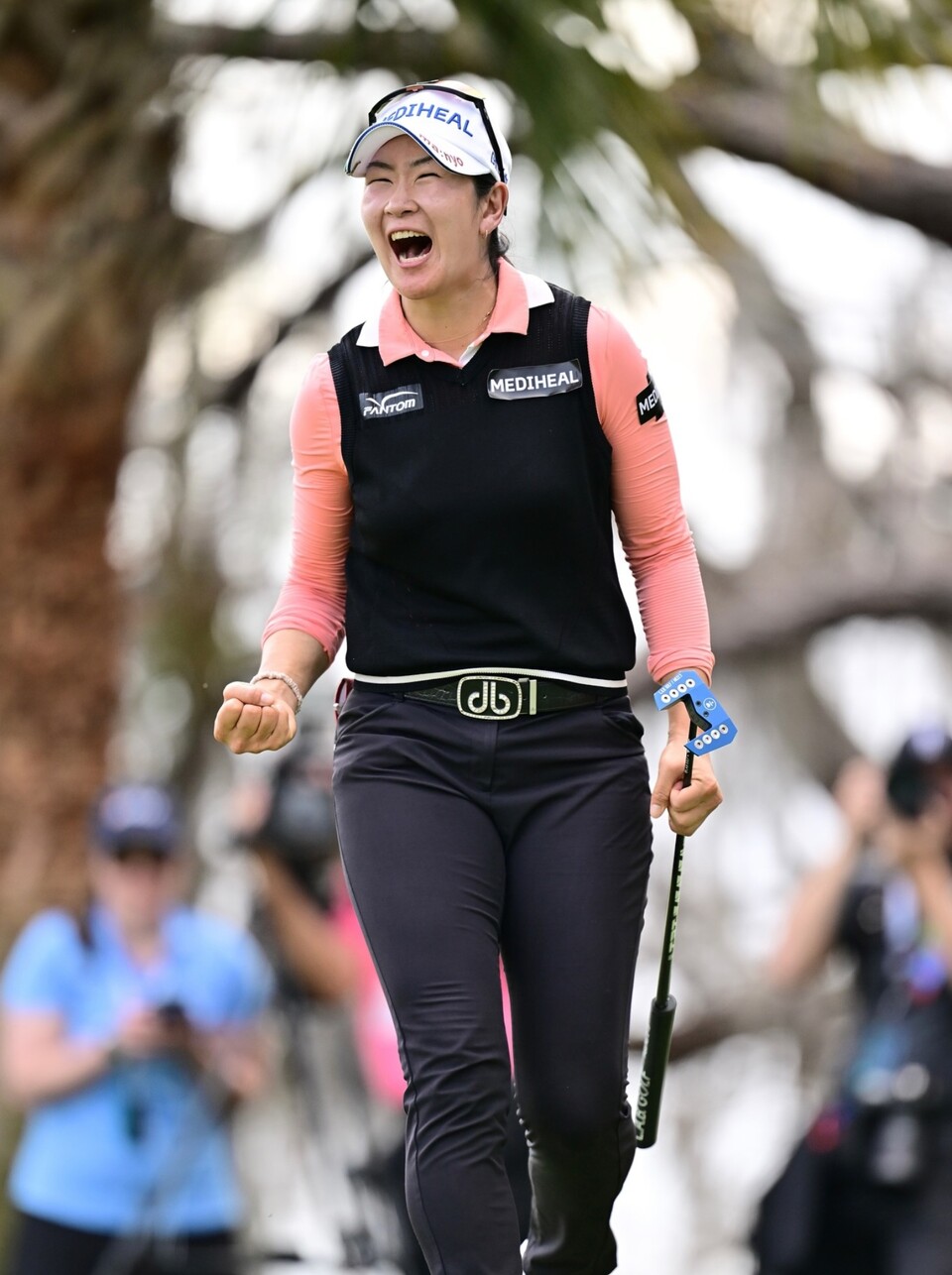 La golfista coreana Kim Alim | Cuenta oficiak de la LPGA en Instagram