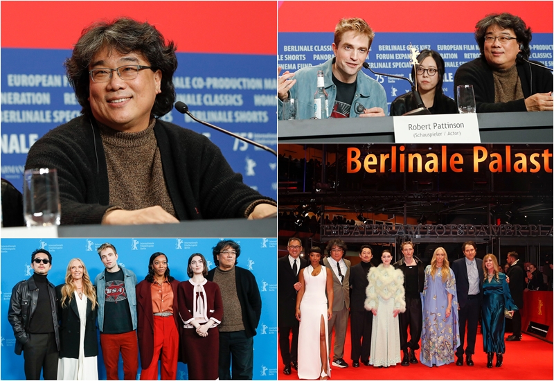 El director Bong Joon-ho y el elenco de 'Mickey 17' asisten al 75º Festival Internacional de Cine de Berlín, Alemania, el 15 de febrero (hora local). 