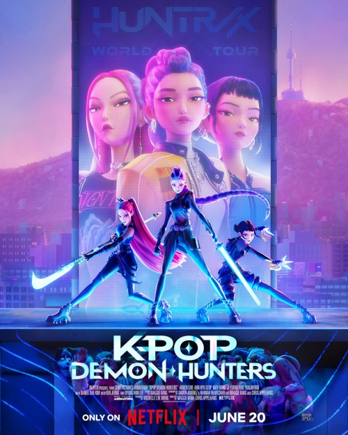 Póster oficial de 'Las guerreras K-pop' | Netflix
