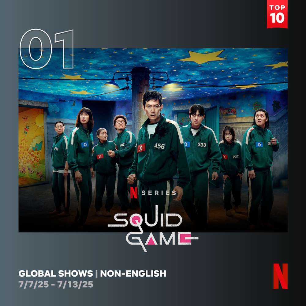 La tercera temporada de ‘El juego del calamar’ encabeza la lista de los programas de habla no inglesa en Netflix durante la semana del 7 al 13 de julio. | Captura de pantalla de Netflix Tudum
