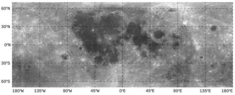Se muestra la imagen de la superficie de la Luna, capturada con una cámara polarimétrica de gran angular equipada en el orbitador lunar no tripulado coreano Danuri. | Administración Aeroespacial de Corea