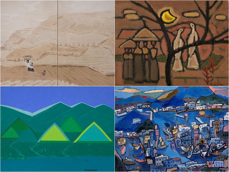 La exposición 'Landscapes of Homeland and Longing' (Paisajes de la patria y la añoranza) en la sede de Seúl del Museo Nacional de Arte Moderno y Contemporáneo (MMCA, por sus siglas en inglés), conmemora el 80º aniversario de la liberación nacional. | MMCA