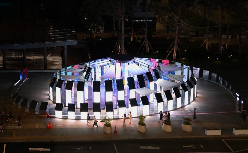 La exposición especial al aire libre se celebrará del 23 al 31 de agosto en la plaza Gwanghwamun, en el centro de Seúl, con motivo del 80º aniversario de la liberación nacional. La foto muestra el recinto de la exposición. | Ministerio del Interior y Seguridad