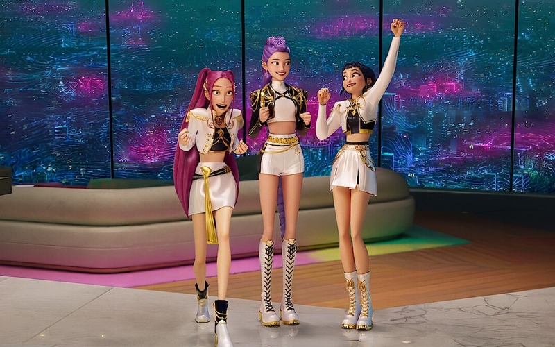 La película animada 'Las guerreras K-pop' superó los 236 millones de visualizaciones acumuladas, convirtiéndose en la más vista de la historia de Netflix. | Netflix