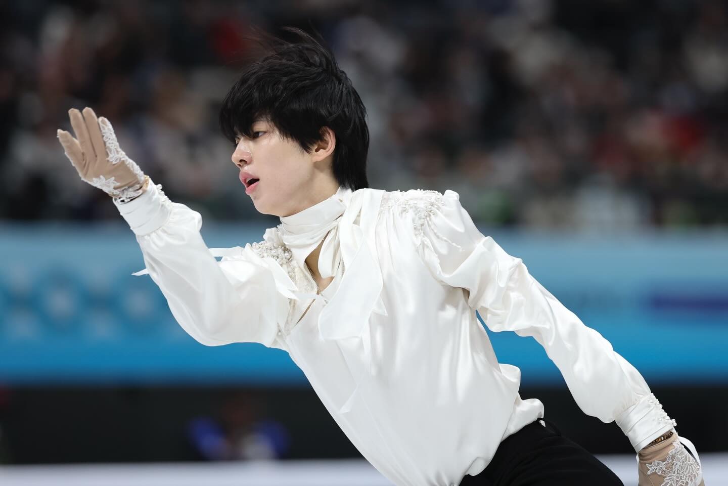 El patinador Cha Jun-hwan compite en el programa libre masculino del Campeonato de los Cuatro Continentes de Patinaje Artístico de la Unión Internacional de Patinaje (ISU, por sus siglas en inglés), celebrado el 25 de enero en Pekín. | Página oficial de la ISU en Facebook