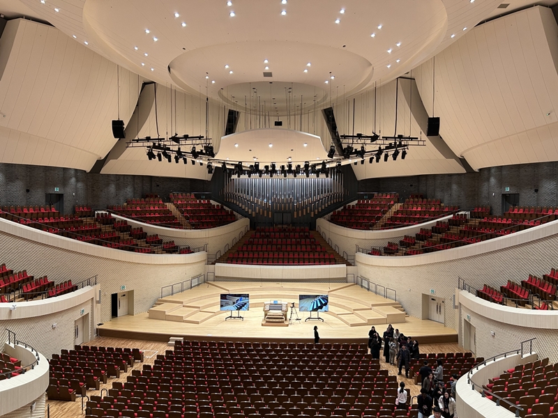 La Sala de Conciertos de Busan, inaugurada en junio del año pasado, simboliza la rápida expansión de la infraestructura cultural y artística de la ciudad. | Margareth Theresia