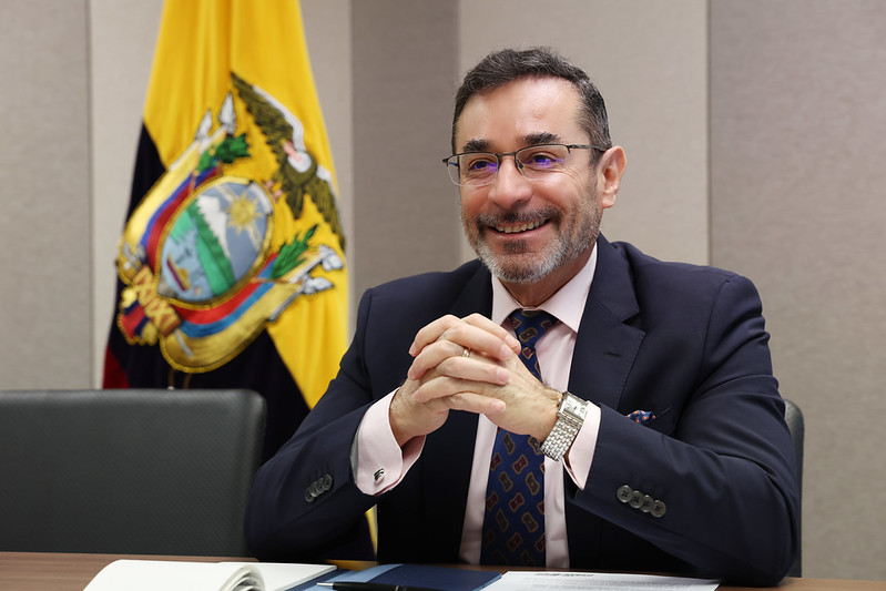 El embajador de Ecuador ante Corea, Patricio Esteban Troya Su&aacute;rez, concede una entrevista a Korea.net, el 11 de marzo, en su embajada en el distrito de Jongno-gu, en Se&uacute;l. | Lee Jeong Woo