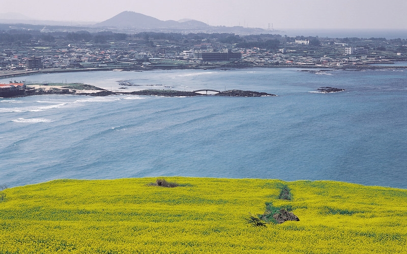  Vista de la isla Gapado, frente a la costa de Seogwipo, en la isla de Jeju. | Korea.net