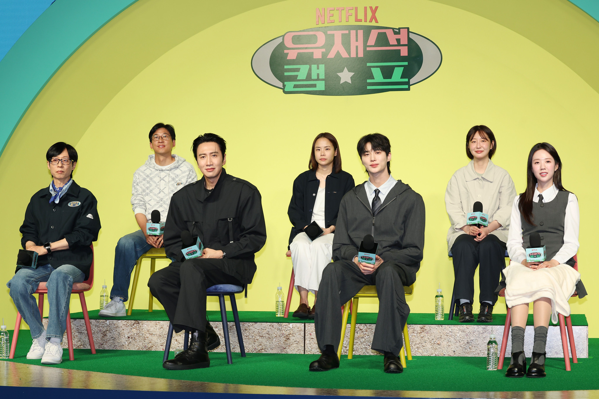 El equipo de producci&oacute;n y el elenco comparte algunos detalles del nuevo programa de Netflix 'El grandioso hostal del gran Jae-seok (Jae-seok's B&B Rules)', durante la conferencia de prensa celebrada el pasado 19 de mayo en el hotel JW Marriott Dongdaemun Square Seoul, en el distrito de Jongno-gu, en la capital coreana. 